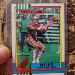 Jerry Rice Topps 8 1990